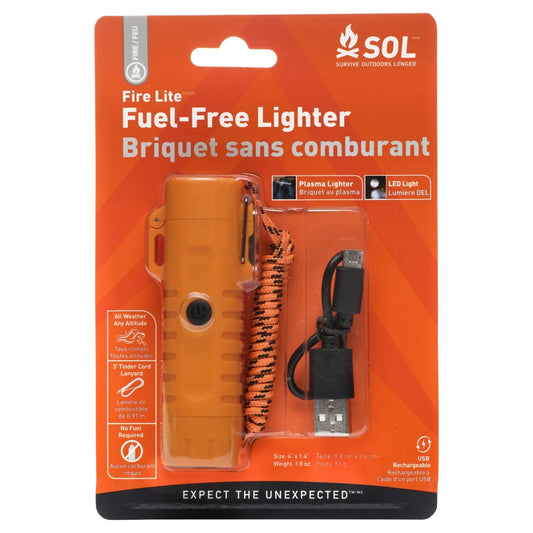 SOL Fuel Free Plasma Lighter - Survival Lighter for Outdoors