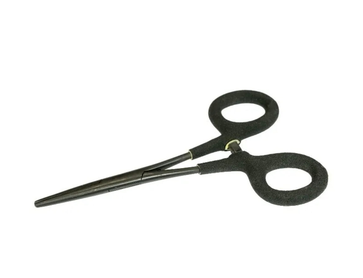 Comfy Grip Forceps Fly Fishing Tool - Black