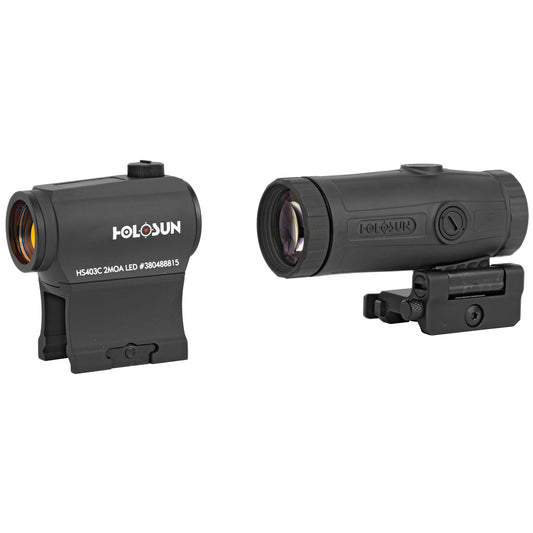 Holosun Technologies, HS403C Micro Red Dot and HM3X Magnifier Combo Pack