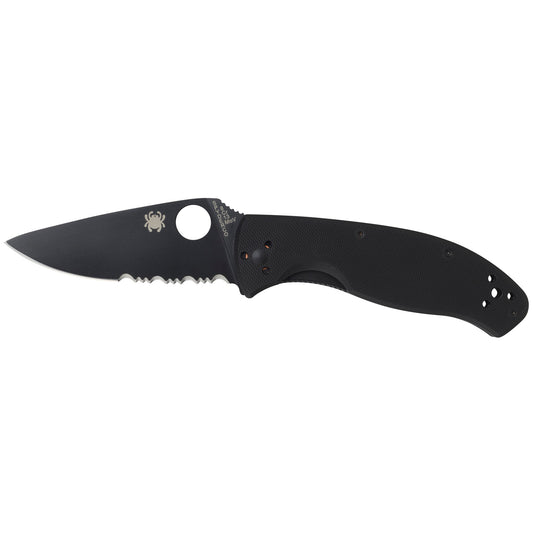 SPYDERCO Tenacious G-10 Combo BLK