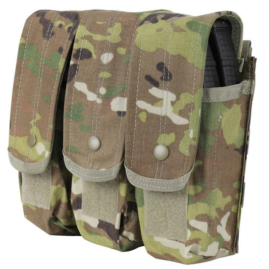 Condor  MA33 Tactical MOLLE PALS Triple Rifle Magazine Pouch for 5.56/.223/7.62